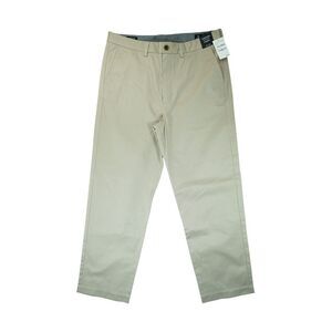 NWT Nordstrom 35 x 30 Khaki Smartcare‎ Wrinkle Free Flat Front Mens Dress Pants